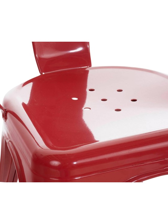 Ensemble de 4 chaises Benedikt, rouge Ensemble de 4 chaises Benedikt, rouge