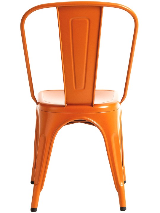 Ensemble de 4 chaises Benedikt, orange