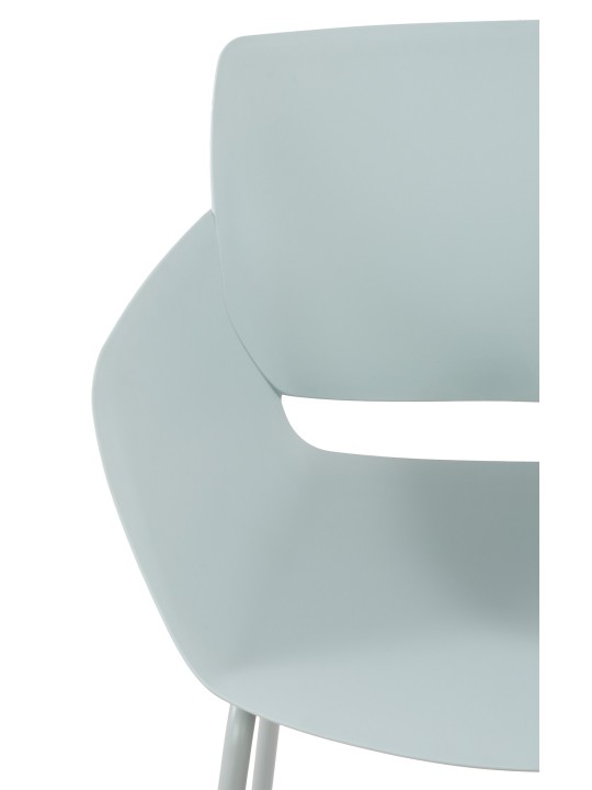 Lot de 2 chaises Alpena, turquoise