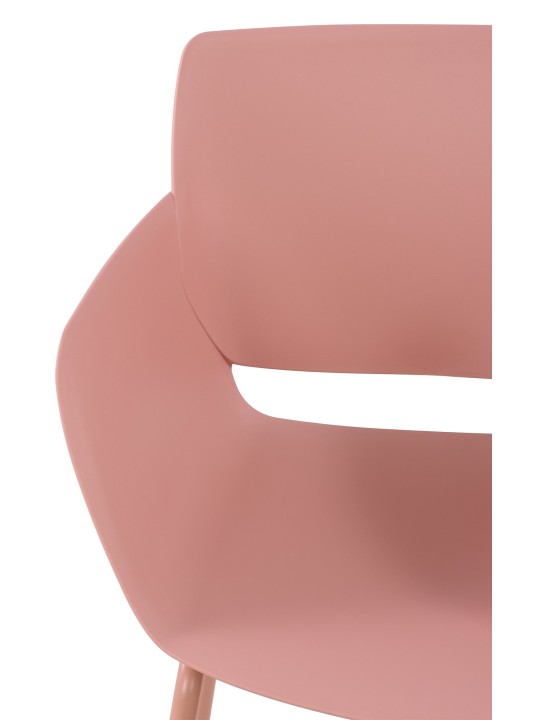 Lot de 2 chaises Alpena, rose