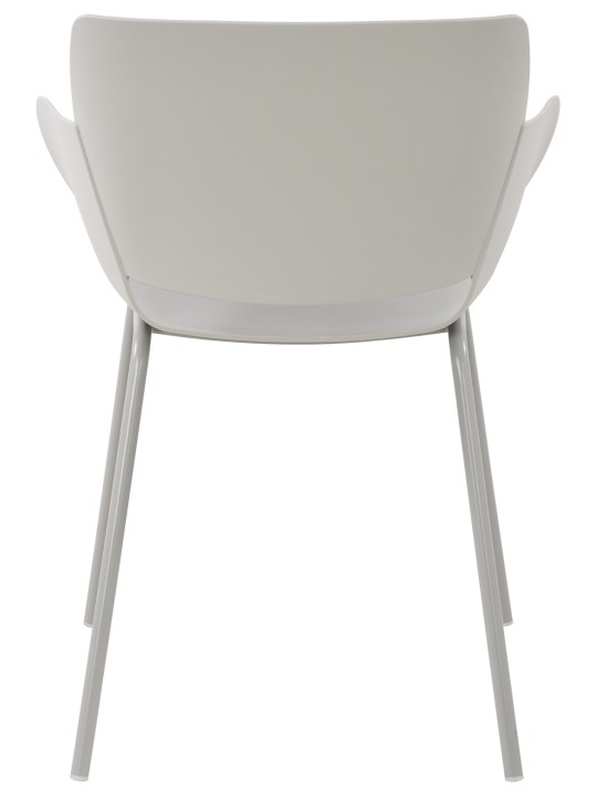 Lot de 2 chaises Alpena, gris clair