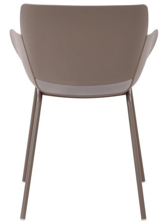 Lot de 2 chaises Alpena, taupe