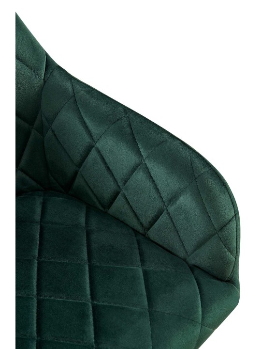 Chaise de salle à manger Monett velours G, vert Chaise de salle à manger Monett velours G, vert