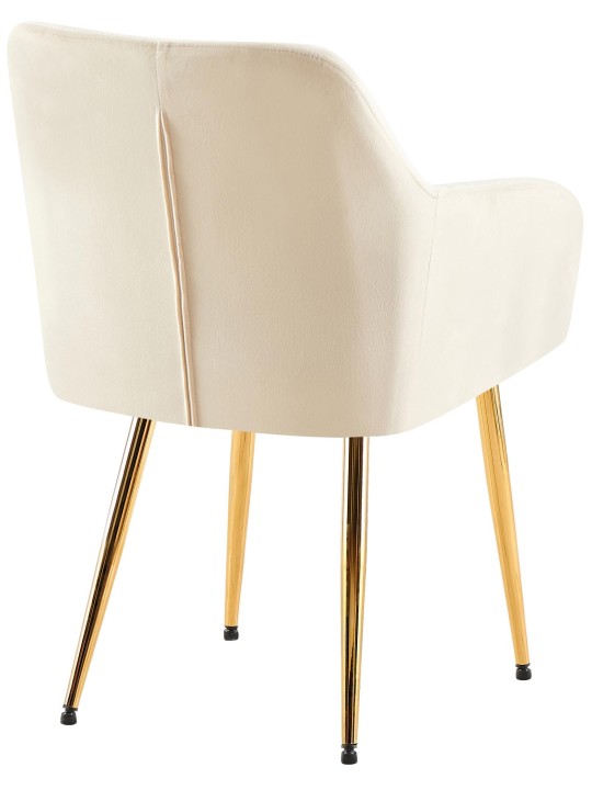 Chaise de salle à manger Monett velours G, crème Chaise de salle à manger Monett velours G, crème