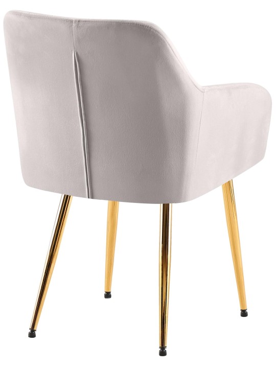 Lot de 2 chaises de salle à manger Monett velours G, gris Lot de 2 chaises de salle à manger Monett velours G, gris