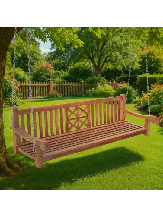 Banc balançoire Farm 220 cm, teck Banc balançoire Farm 220 cm, teck