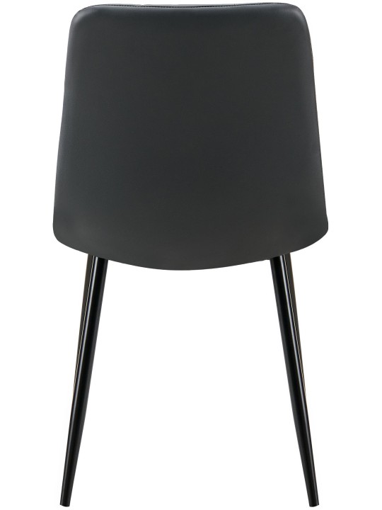 Chaise de salle à manger Antibes simili cuir, noir Chaise de salle à manger Antibes simili cuir, noir