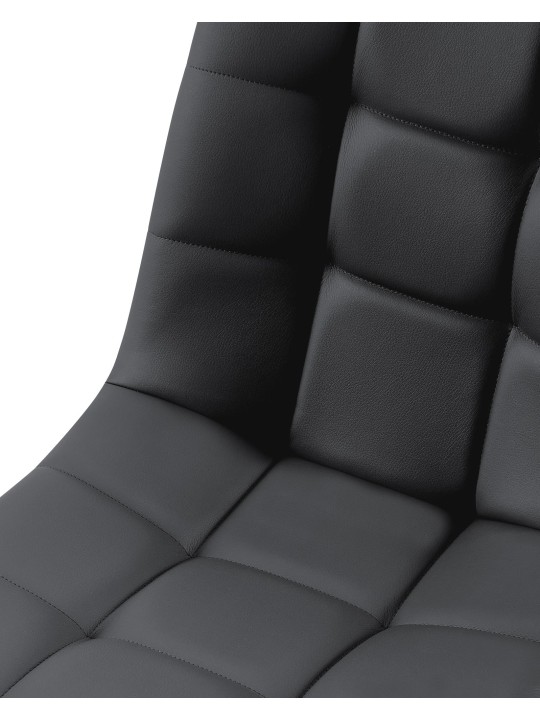 Chaise de salle à manger Antibes simili cuir, noir Chaise de salle à manger Antibes simili cuir, noir