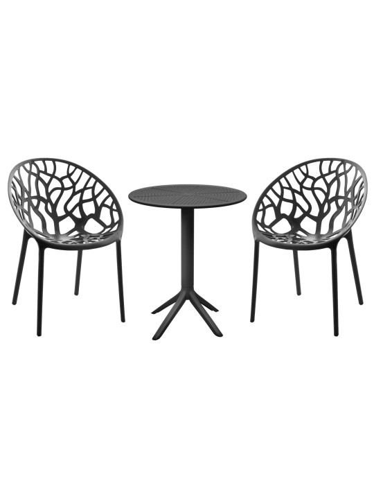 Groupe de sièges Hoscana, noir