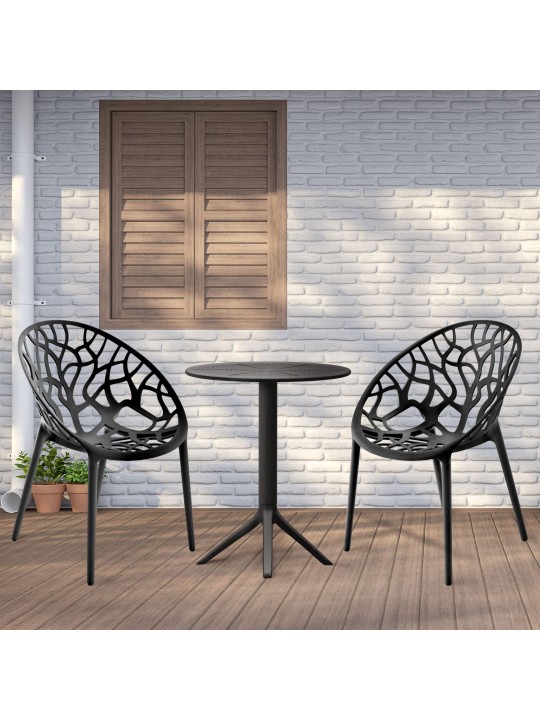 Groupe de sièges Hoscana, noir