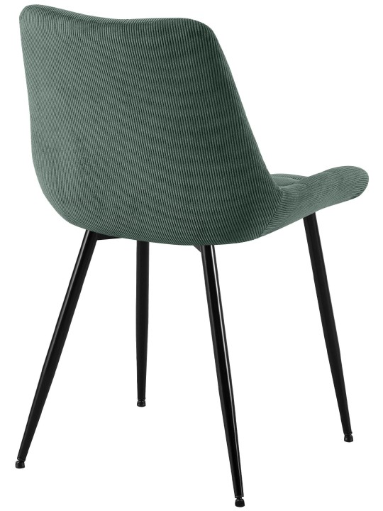 Chaise de salle à manger Sardna Cord, vert Chaise de salle à manger Sardna Cord, vert