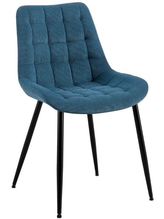 Chaise de salle à manger Sardna Cord, bleu Chaise de salle à manger Sardna Cord, bleu