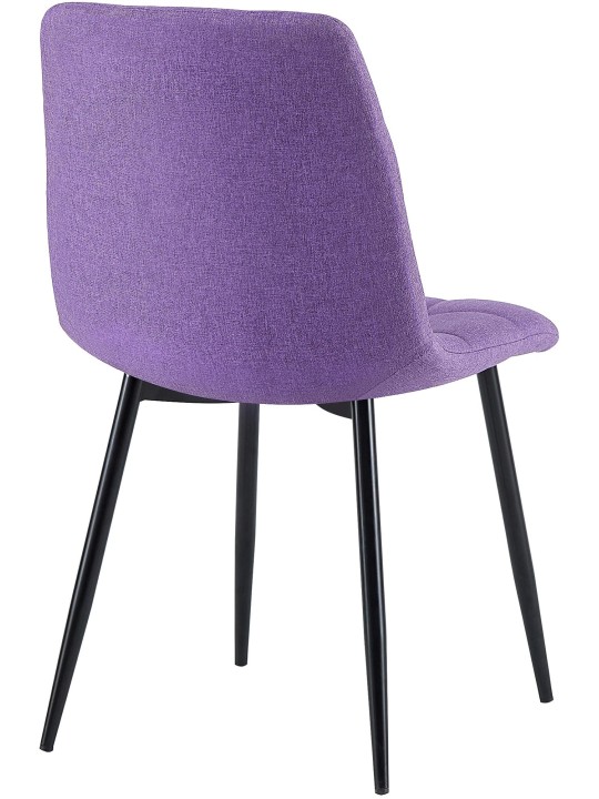 Chaise de salle à manger tissu Antibes, lilas Chaise de salle à manger tissu Antibes, lilas
