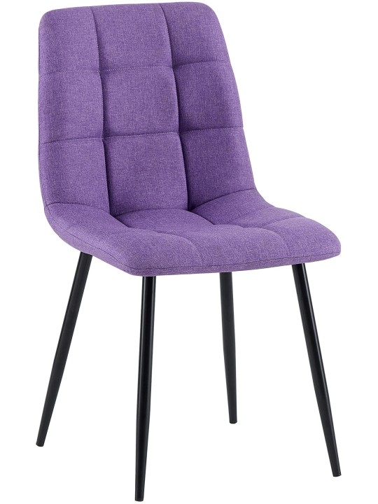 Chaise de salle à manger tissu Antibes, lilas Chaise de salle à manger tissu Antibes, lilas