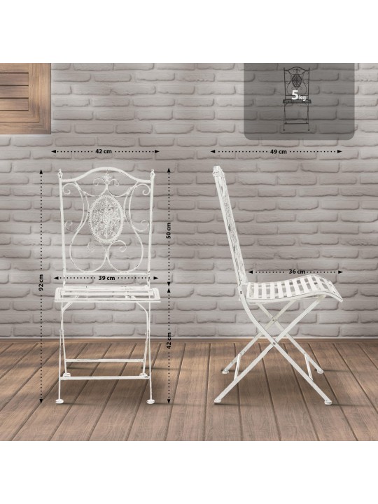 Chaise Sibell, blanc