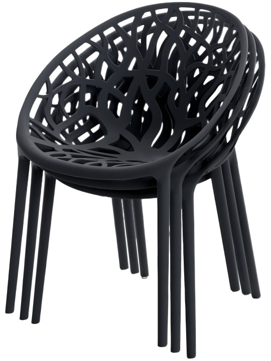 Groupe de sièges Hoscana, noir