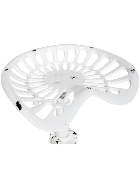 Tabouret de bar Butch, blanc antique Tabouret de bar Butch, blanc antique
