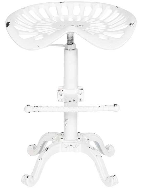 Tabouret de bar Butch, blanc antique Tabouret de bar Butch, blanc antique