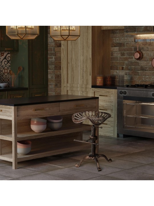 Tabouret de bar Butch, bronze Tabouret de bar Butch, bronze