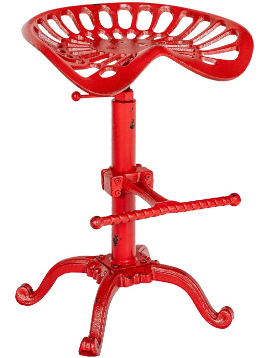 Tabouret de bar Butch, rouge