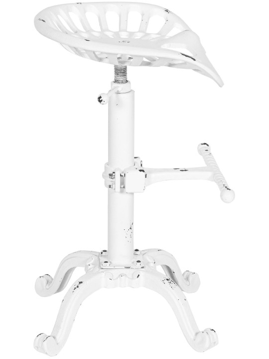 Tabouret de bar Butch, blanc antique Tabouret de bar Butch, blanc antique