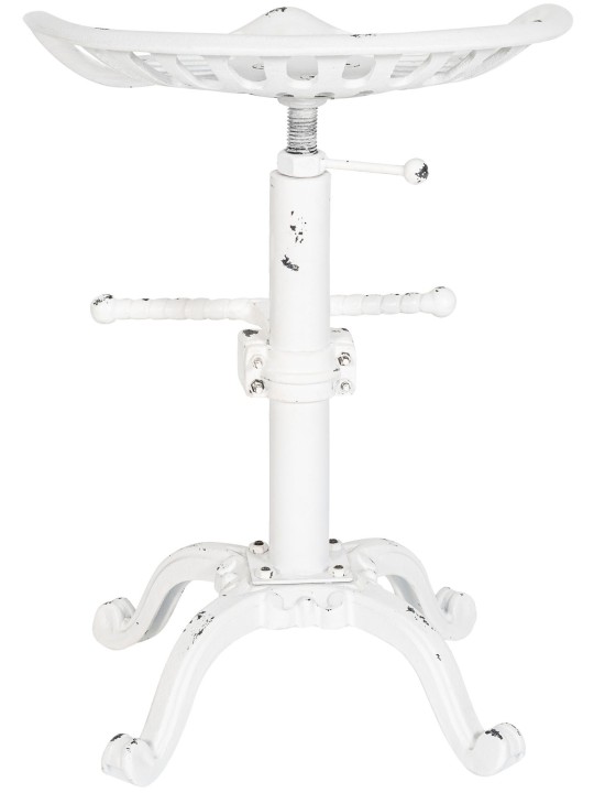 Lot de 2 tabourets de bar Butch, blanc antique Lot de 2 tabourets de bar Butch, blanc antique