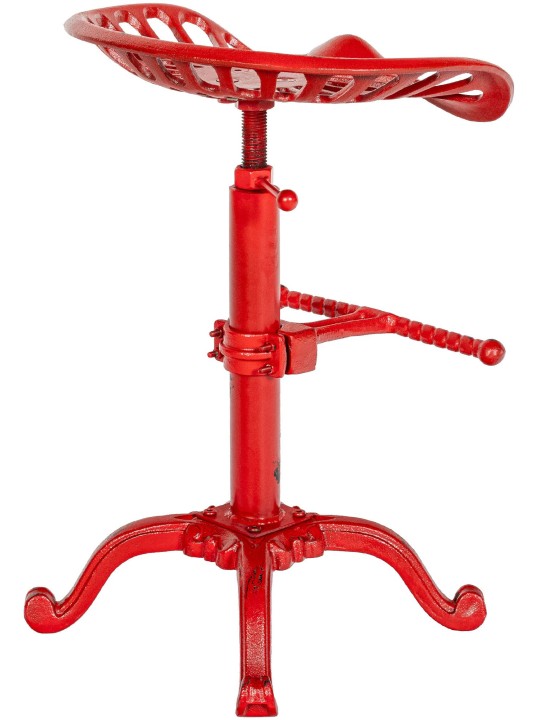 Lot de 2 tabourets de bar Butch, rouge