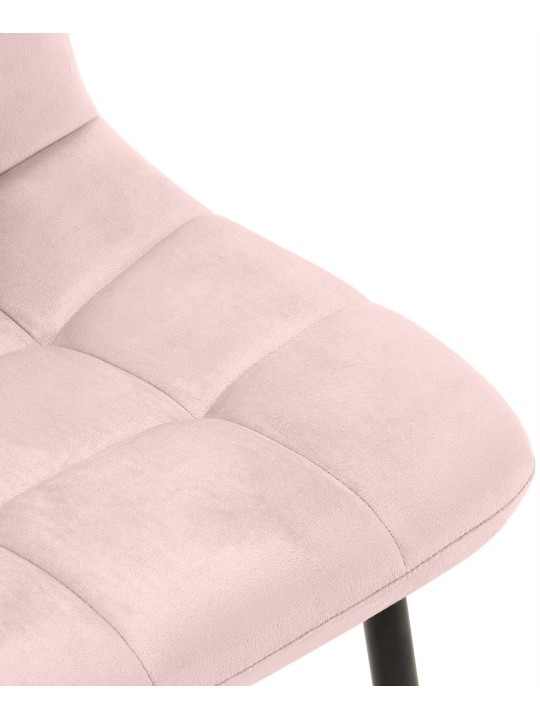Ensemble de 4 chaises de salle à manger Antibes, rose