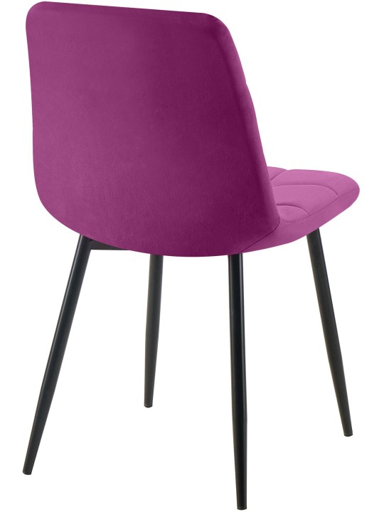 Ensemble de 4 chaises de salle à manger Antibes, lilas Ensemble de 4 chaises de salle à manger Antibes, lilas