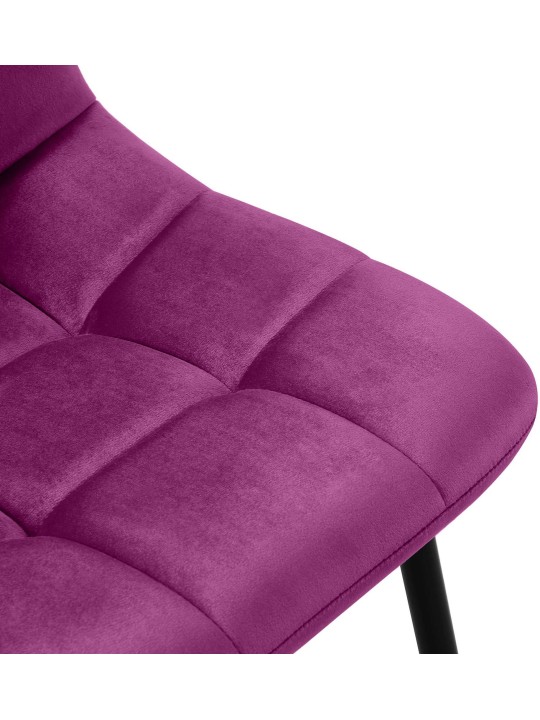 Ensemble de 4 chaises de salle à manger Antibes, lilas Ensemble de 4 chaises de salle à manger Antibes, lilas
