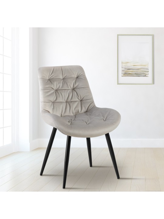 Ensemble de 2 chaises de salle à manger Rossford, gris