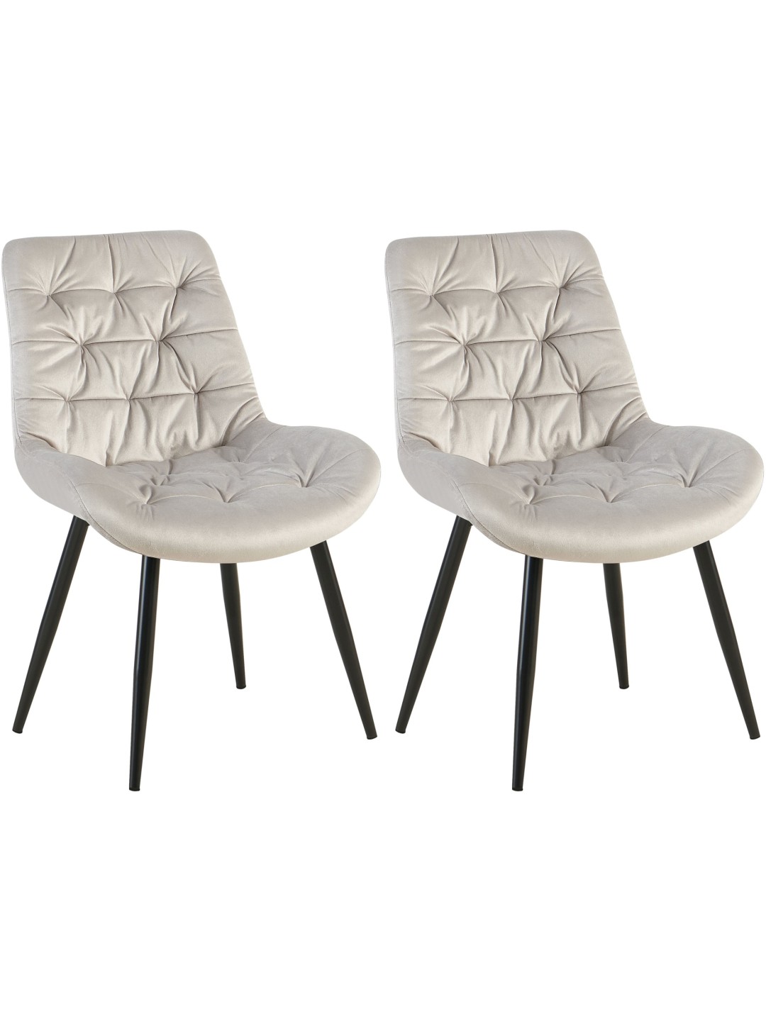 Ensemble de 2 chaises de salle à manger Rossford, gris