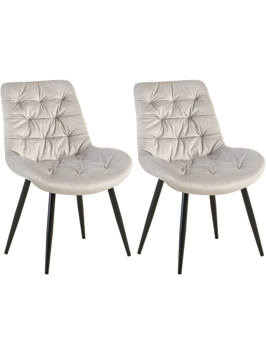 Ensemble de 2 chaises de salle à manger Rossford, gris