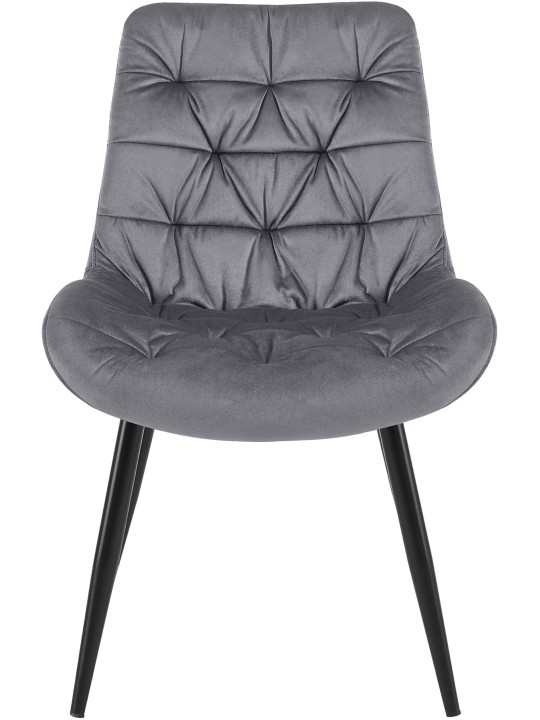 Ensemble de 2 chaises de salle à manger Rossford, gris foncé