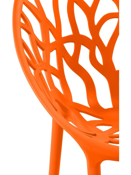 Ensemble de 4 chaises Hope, orange