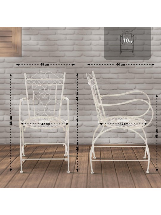 Chaise Sheela, crème antique Chaise Sheela, crème antique