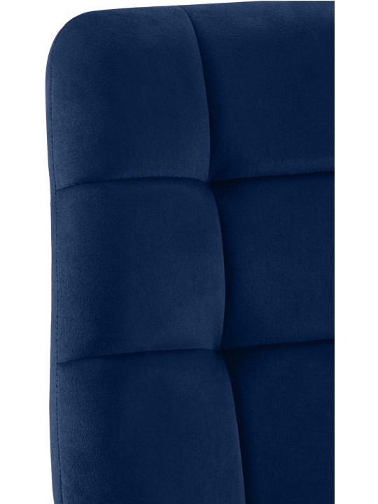 Chaise de salle à manger Tilde velours, bleu Chaise de salle à manger Tilde velours, bleu