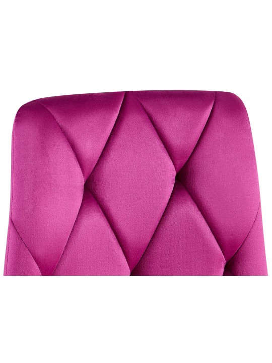 Chaise de salle à manger en velours Clairton, lilas Chaise de salle à manger en velours Clairton, lilas