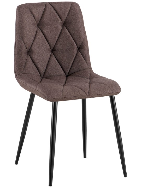 Chaise de salle à manger tissu Clairton, brun Chaise de salle à manger tissu Clairton, brun