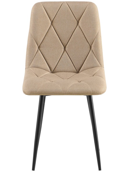 Chaise de salle à manger tissu Clairton, taupe Chaise de salle à manger tissu Clairton, taupe