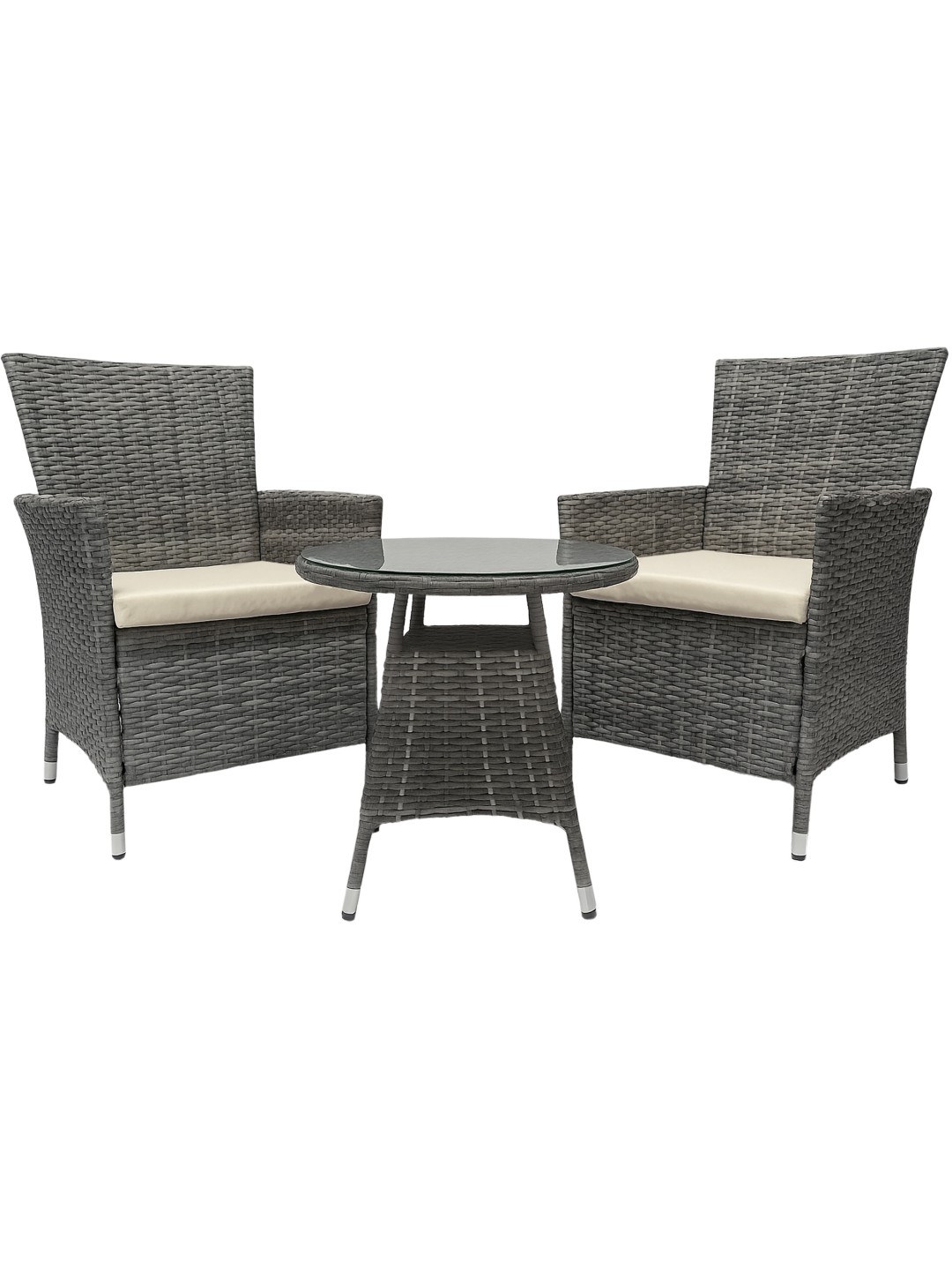 Groupe de sièges Fireda, gris chiné