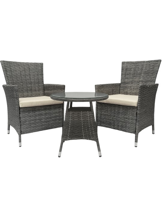 Groupe de sièges Fireda, gris chiné