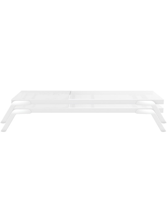 Lot de 2 bains de soleil Tropic, blanc