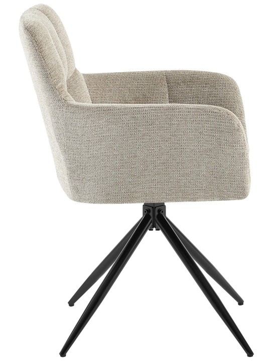 Chaise de salle à manger Jonah tissu, taupe Chaise de salle à manger Jonah tissu, taupe