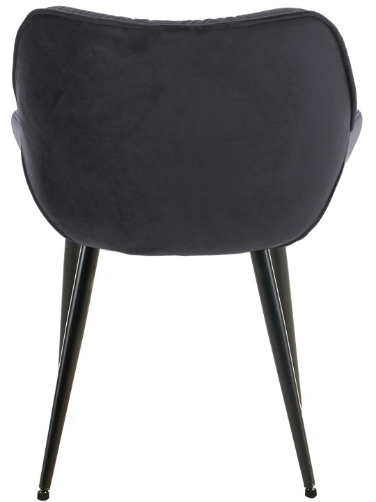 Chaise Tanna Velours, noir Chaise Tanna Velours, noir