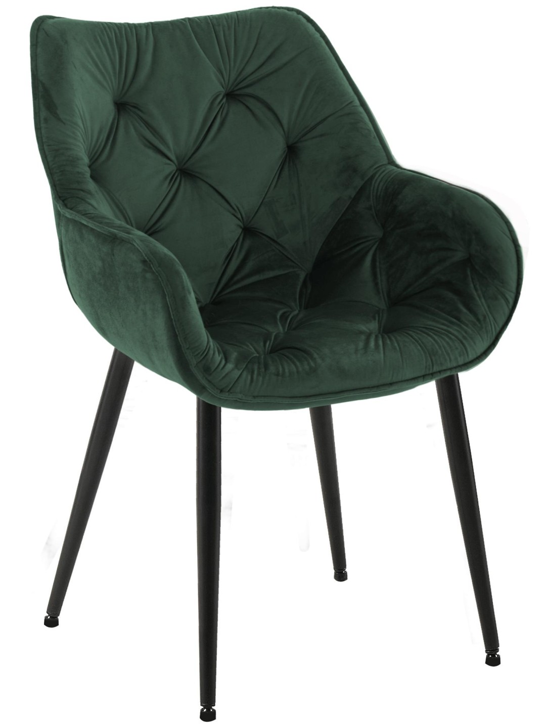 Chaise Tanna Velours, vert