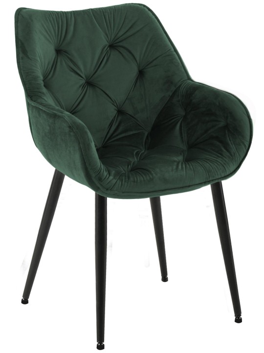 Chaise Tanna Velours, vert