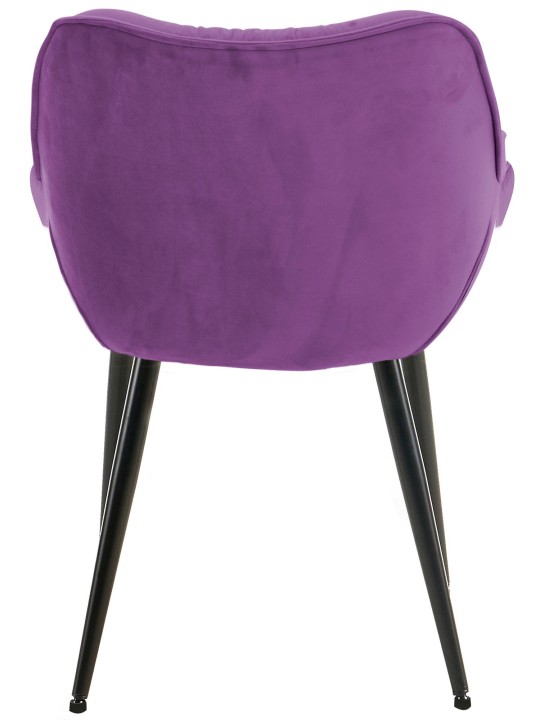 Chaise Tanna Velours, lilas