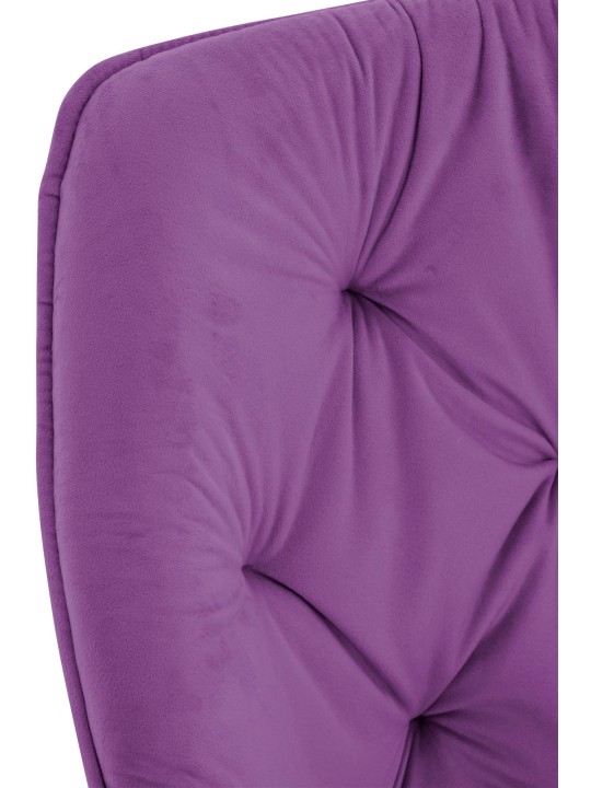 Lot de 2 chaises Tanna velours, lilas