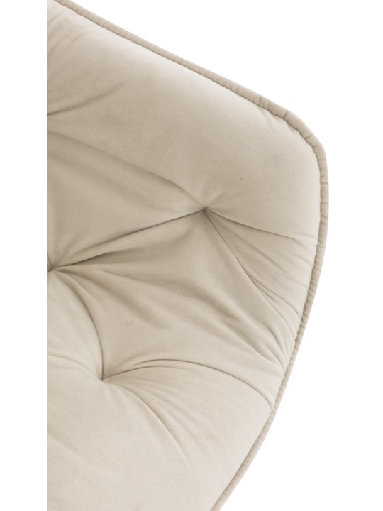 Lot de 4 chaises Tanna velours, crème Lot de 4 chaises Tanna velours, crème